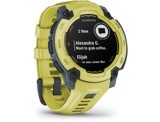 Seikluskell Garmin Instinct E 45mm Ergas laimitoon koos erksat laimitooni rihmaga 45mm Ergas laimitoon