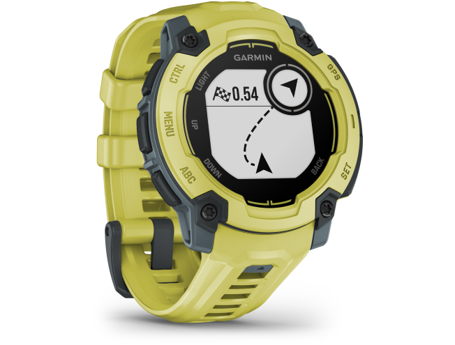 Seikluskell Garmin Instinct E 45mm Ergas laimitoon koos erksat laimitooni rihmaga 45mm Ergas laimitoon