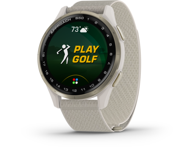 Golfikell Garmin Approach S50 CreamGold/Ivory Cream Gold/Ivory