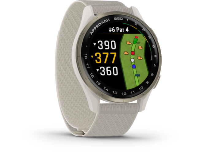 Golfikell Garmin Approach S50 CreamGold/Ivory Cream Gold/Ivory