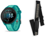 Spordikell Garmin Forerunner 165 Music Turquoise/Aqua +HRM-Dual pulsivöö Music Turquoise/Aqua + HRM-Dual pulsivöö