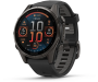 Spordikell Garmin fenix 8 43mm AMOLED,Saph,CrbnGry Ti/Blk,Blk/PebblGryBnd Sapphire Carbon Gray DLC Ti with Black Band