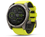 Spordikell Garmin fenix 8 51mm Sapphire Solar Titanium with Yellow Band Sapphire - Titanium with Yellow Band